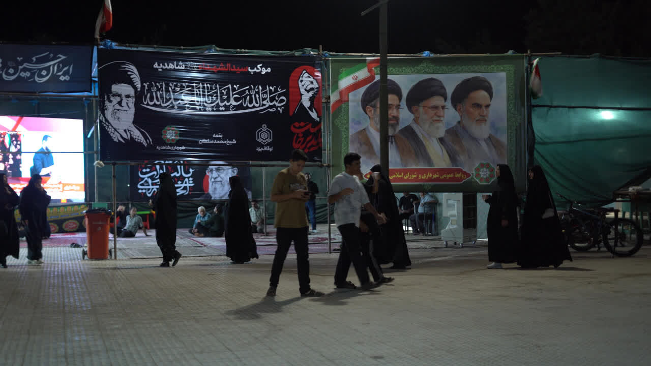 تداوم خدمت‌رسانی موکب شهدای پیشوا به زائران رهبر شهید