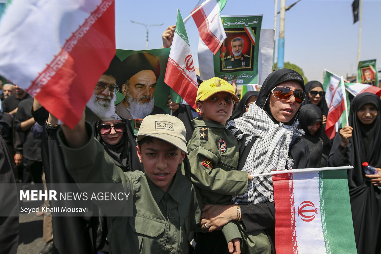 راهپیمایی روز قدس در شادگان باشکوه‌تر از همیشه برگزار می‌شود