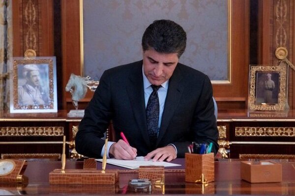 پیام بارزانی به مناسبت انتخاب آیت‌الله سیدمجتبی خامنه‌ای