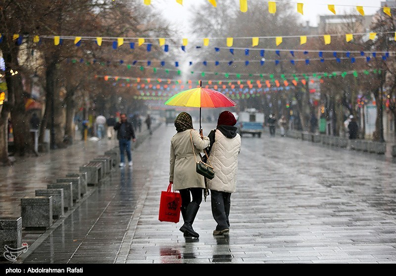 سامانه بارشی دوشنبه وارد ایران می‌شود