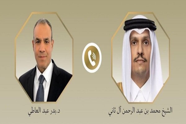 رایزنی تلفنی وزیران خارجه مصر و قطر درباره تحولات منطقه